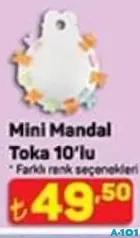 MİNİ MANDAL TOKA 10'LU fiyat ve kampanya bilgisi